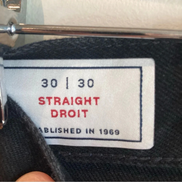 GAP Sz 30 x 30 Straight Gapflex Jeans in Black  New with tags - Picture 7 of 12